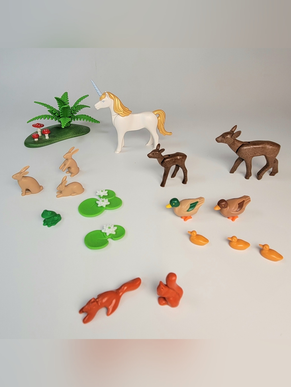 Playmobil 3896 Fairy's Waterfall Magic Forest Unicorn Knight - Complete - Picture 9 of 16